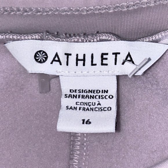 ATHLETA Solstice Apres Ski Down Quilted Shasta Purple Joggers Size 16 ~EUC - Picture 5 of 10